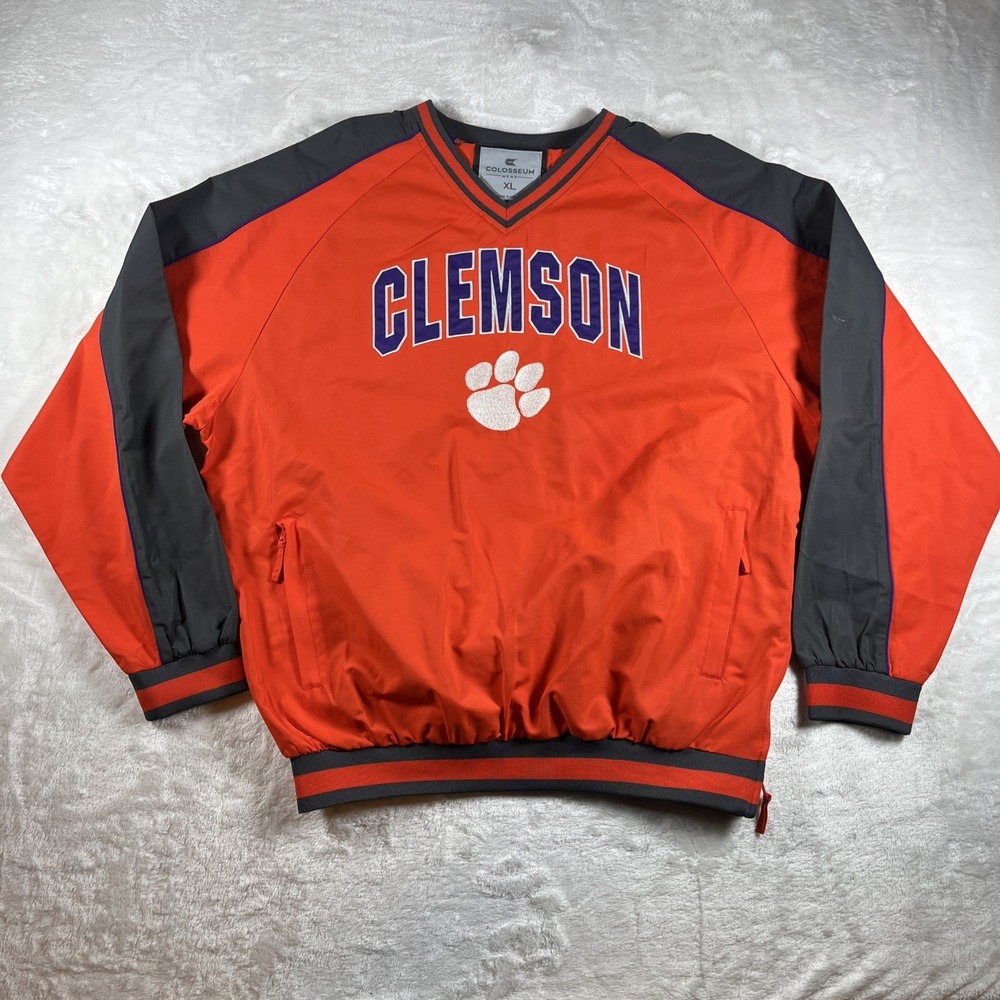 Colosseum Clemson Tiger Pullover‎ Orange Size XL
